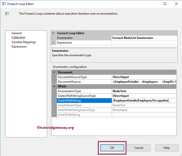 SSIS Foreach NodeList Enumerator 10