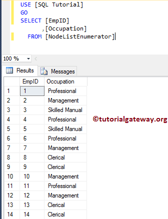 For each Node List Enumerator 18