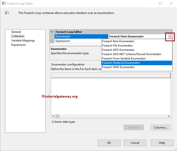 SSIS Foreach NodeList Enumerator 5