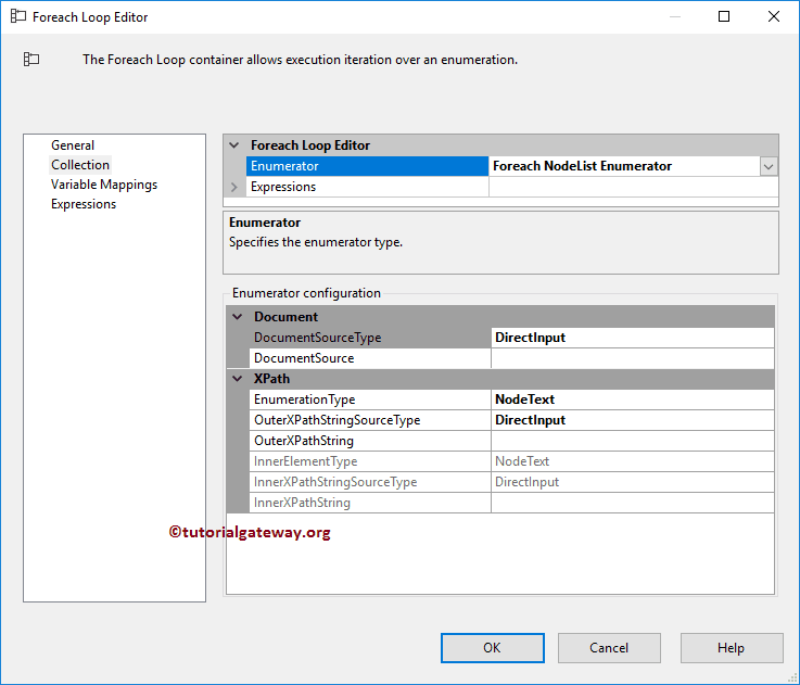 SSIS Foreach NodeList Enumerator 6