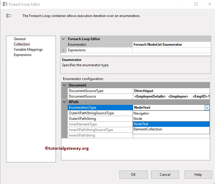 SSIS Foreach NodeList Enumerator 9