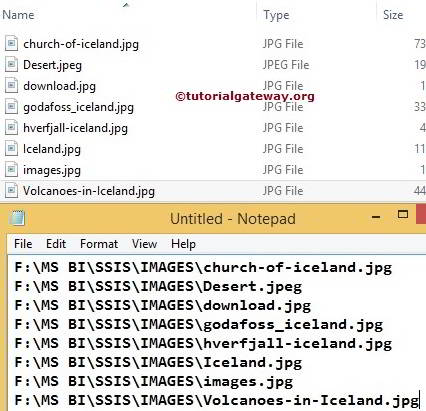 Image Paths Text File