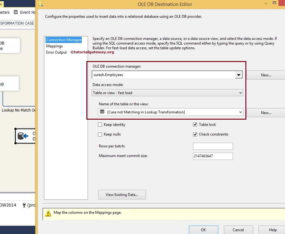 SSIS Lookup Transformation Case Sensitivity 11