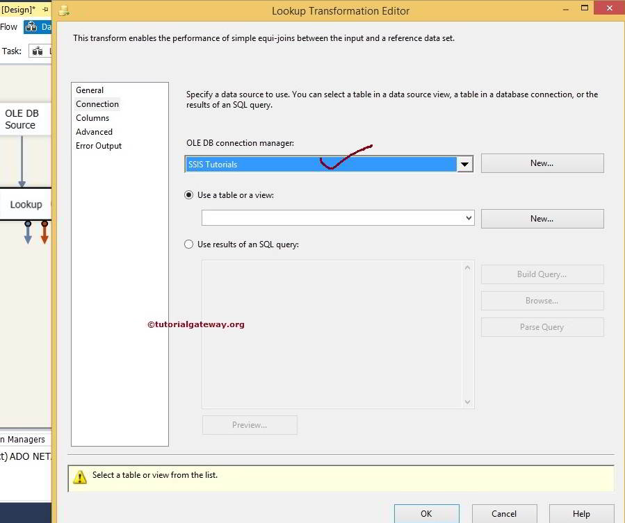 Lookup Transformation in SSIS 7
