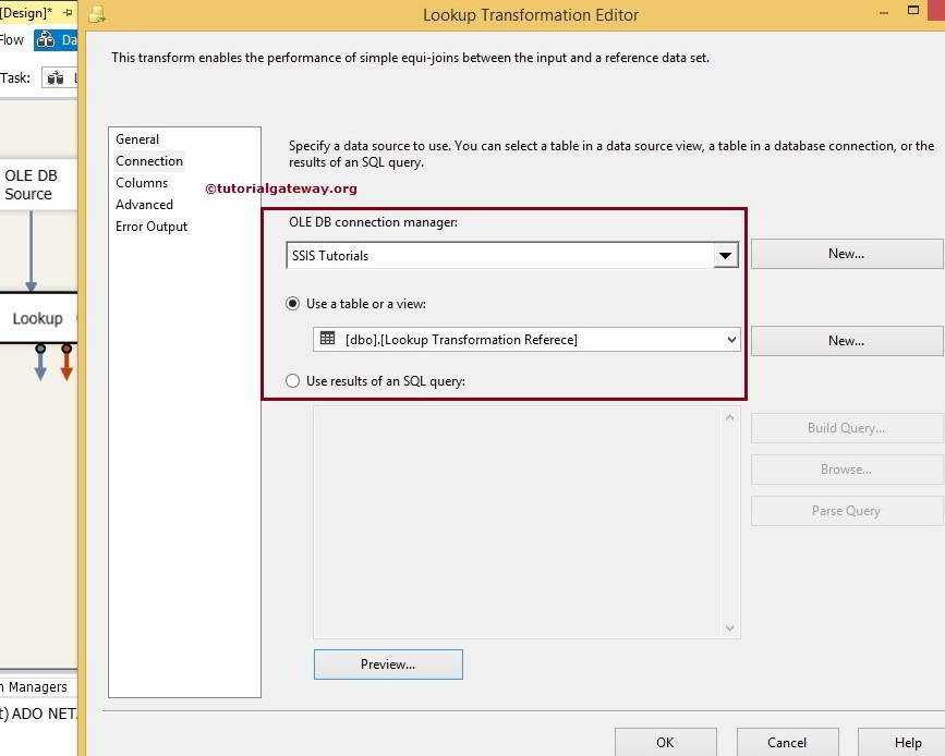 Lookup Transformation in SSIS 8
