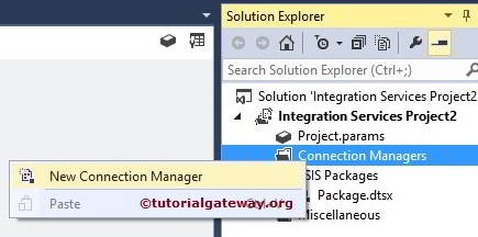Choose Add New Connection Option