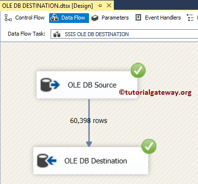 SSIS OLE DB Destination 9