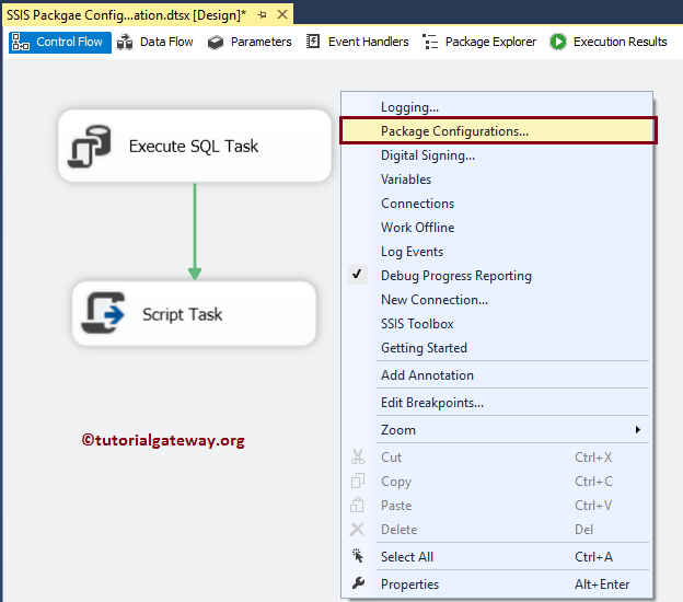SSIS Package Configuration 14