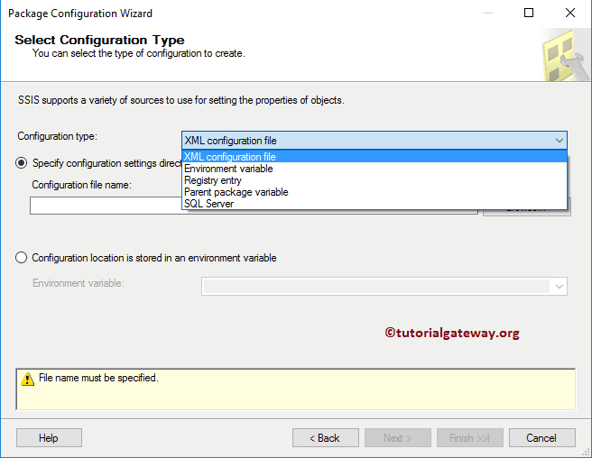 Choose the XML File 15