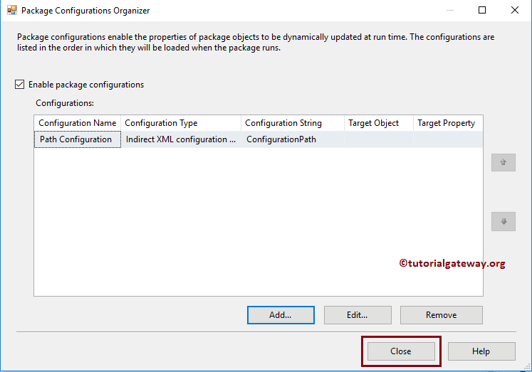 SSIS Package Configuration using XML Configuration FIle Part 2 13