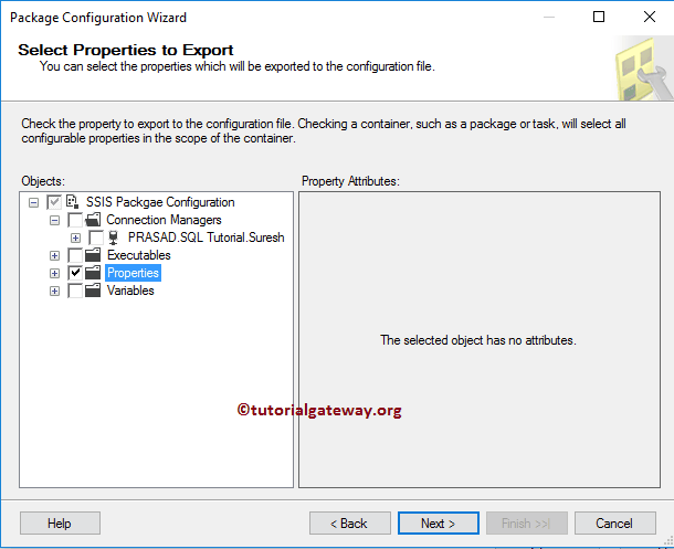 SSIS Package Configuration using XML Configuration File 8