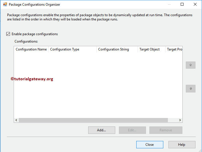 SSIS Parent Child Package Configuration 34