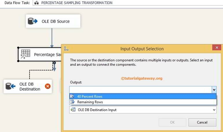 Percentage Sampling Transformation in SSIS 6