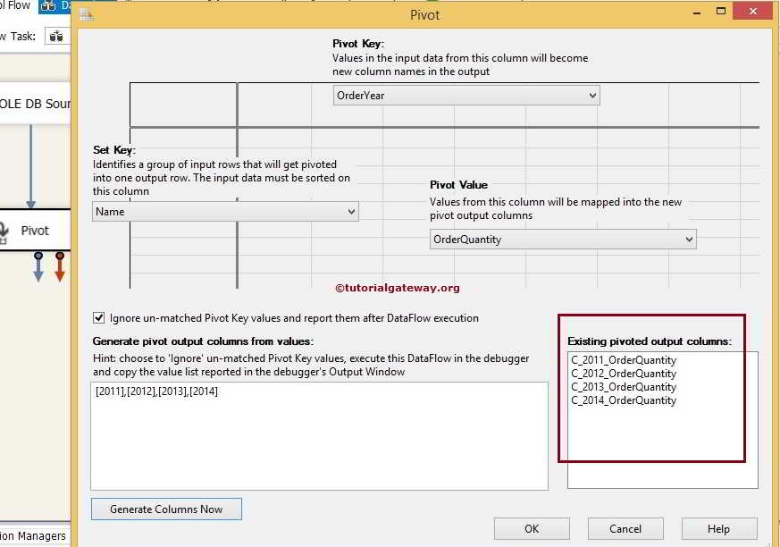 Pivot Transformation in SSIS 10