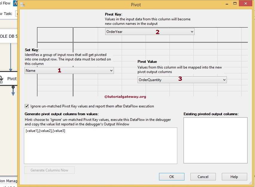 Pivot Transformation in SSIS 6