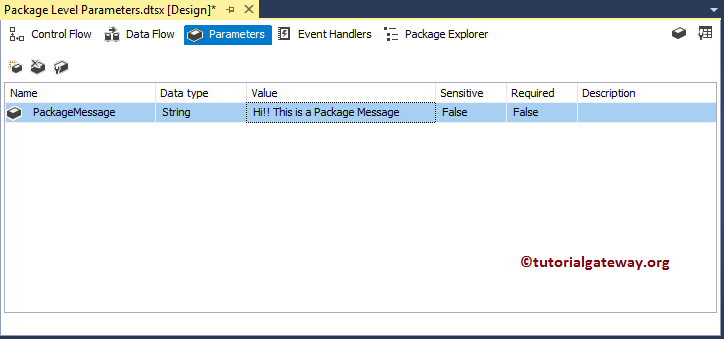 SSIS Project Parameters Vs Package Parameters 9