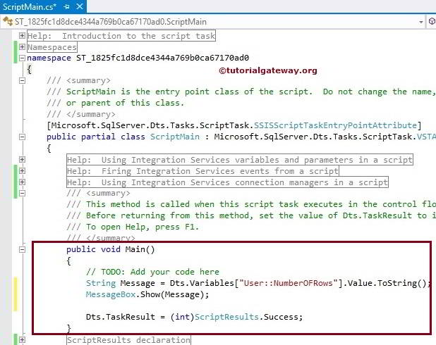 SSIS Row Count Transformation 13