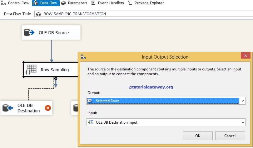 Row Sampling Transformation in SSIS 6