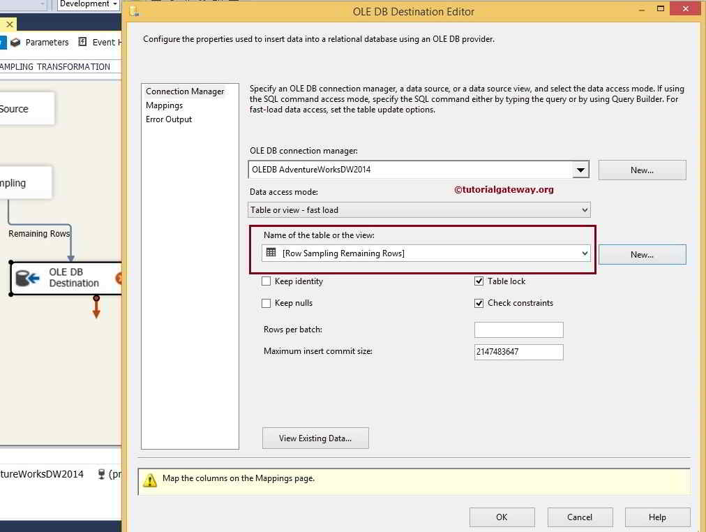 Row Sampling Transformation in SSIS 9