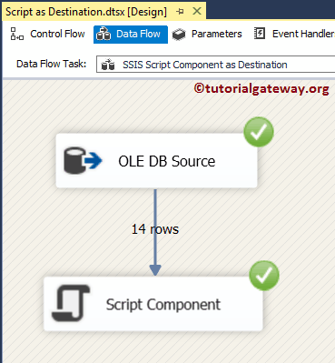 SSIS Script Component as Destination 14