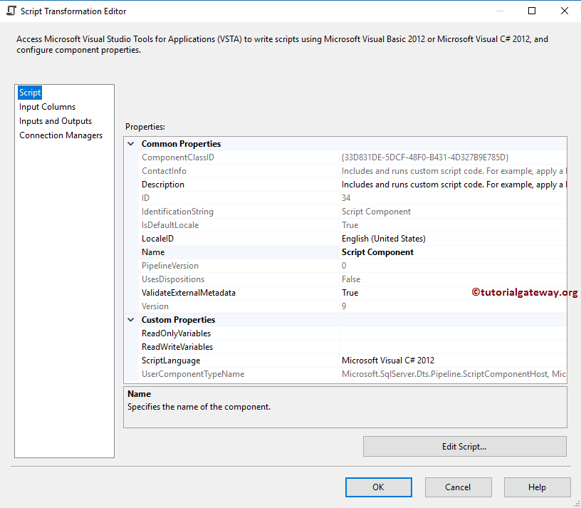 SSIS Script Component as Destination 8