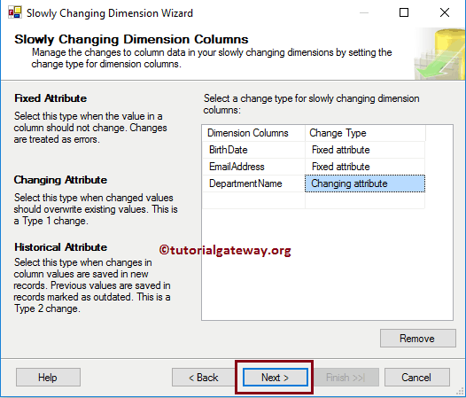 SSIS Slowly Changing Dimension Type 1 - 11