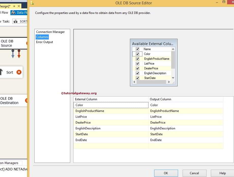 Sort Transformation in SSIS 4