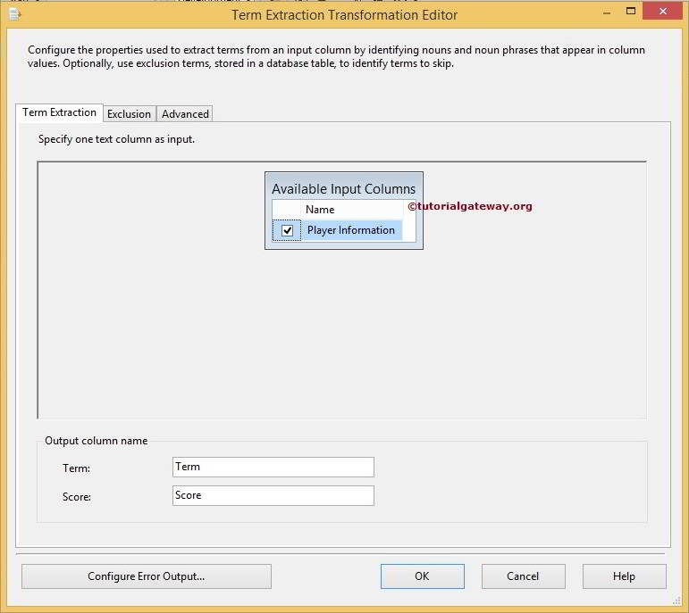Term Extraction in SSIS 1