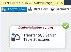 SSIS Transfer SQL Server Objects Task Copying Tables only Package