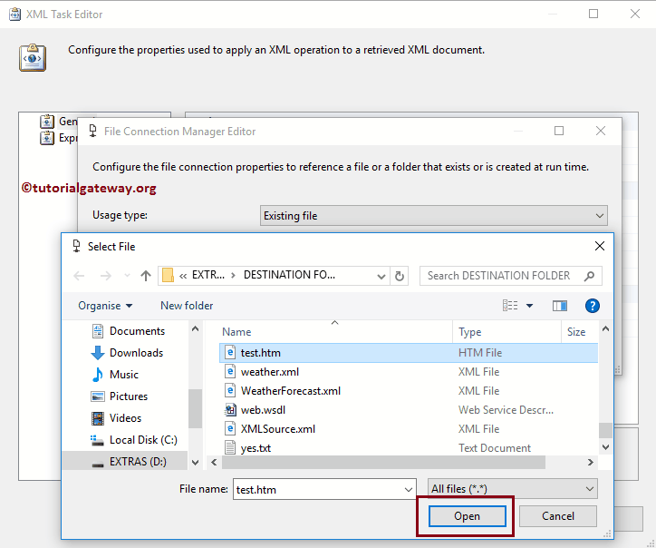 SSIS XML Task to Transform XML File Using XSLT 15