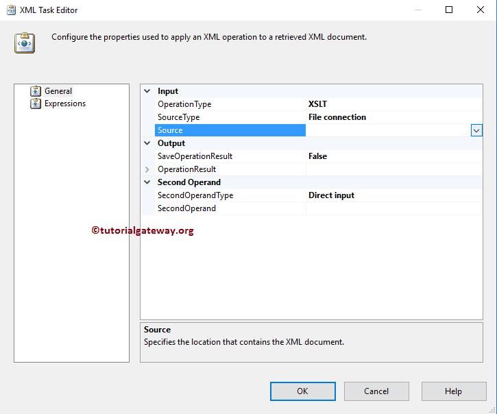 SSIS XML Task to Transform XML File Using XSLT 5