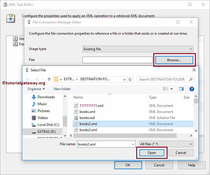 SSIS XML Task to differentiate between XML Files 18