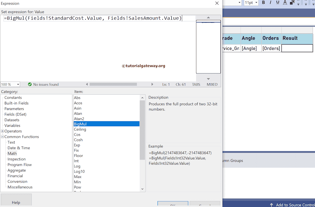 BigMul Function expression