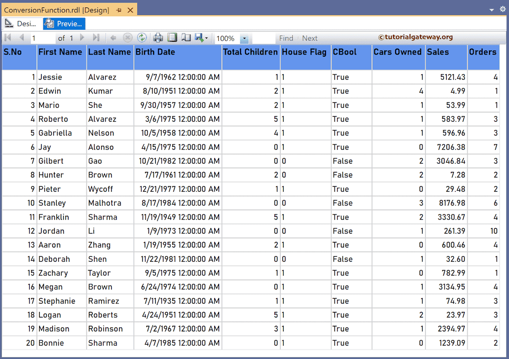 CBool Function to convert field to boolean True or False