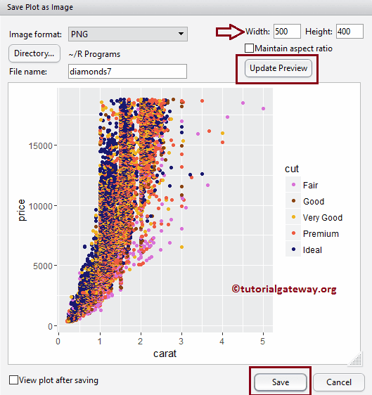 Click the Save button 14