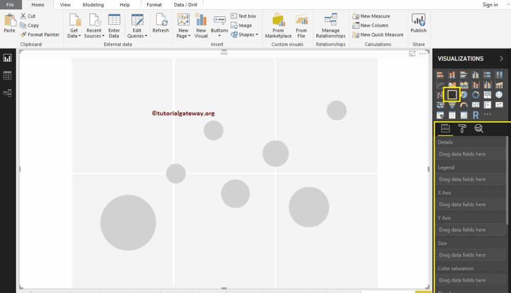 Scatter Chart using Visualization icon 5