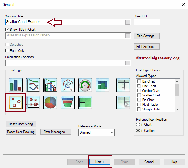 Scatter Chart in QlikView 5