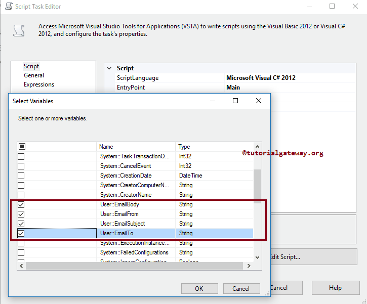 Choose the Variables 7