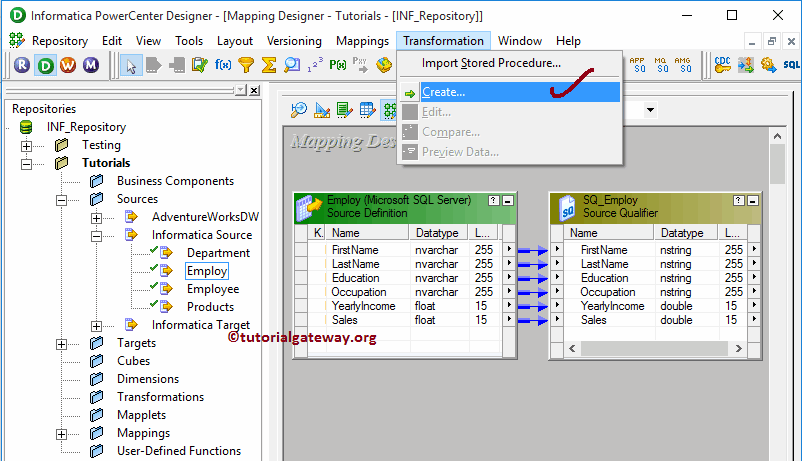 Sequence Generator Transformation in Informatica 3