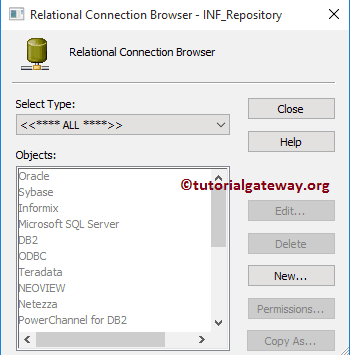 Relational Connection Browser for Session 21