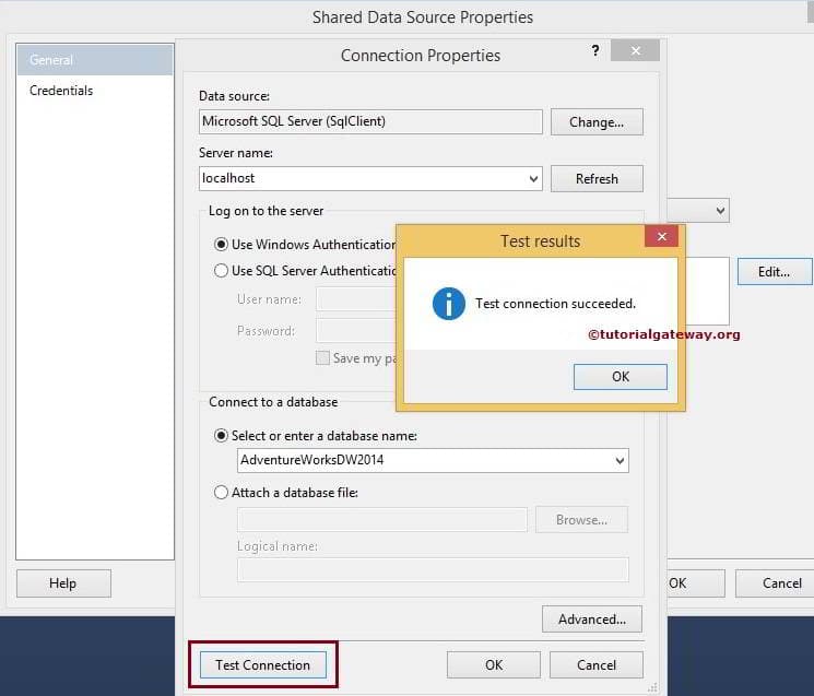 Test Shared Data Source Connection 8