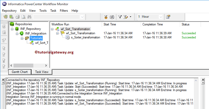 Sorter Transformation 18