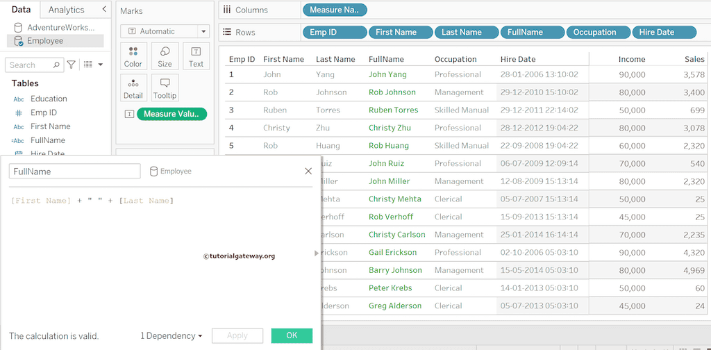 Concatenate Strings 1
