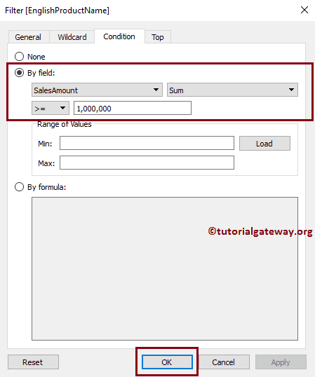 Tableau Filters on Dimensions 23