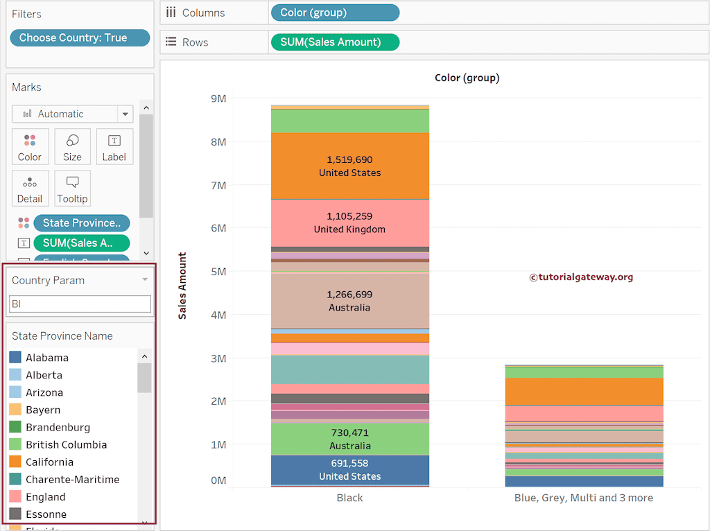 Wildcard Search using Tableau String parameter