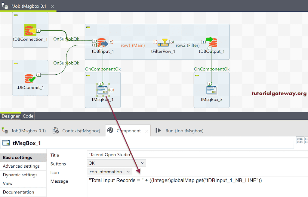 Find the total. number input rows