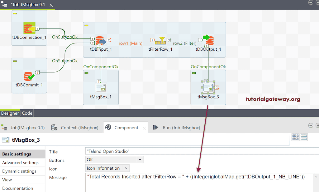 Find total inserted rows