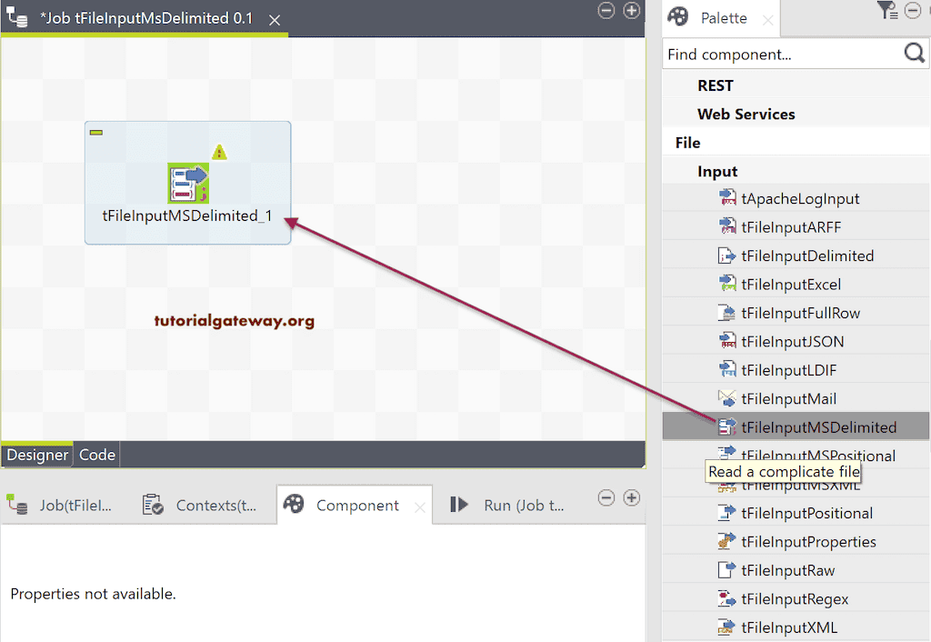 Talend Read Dynamic File Structure 2