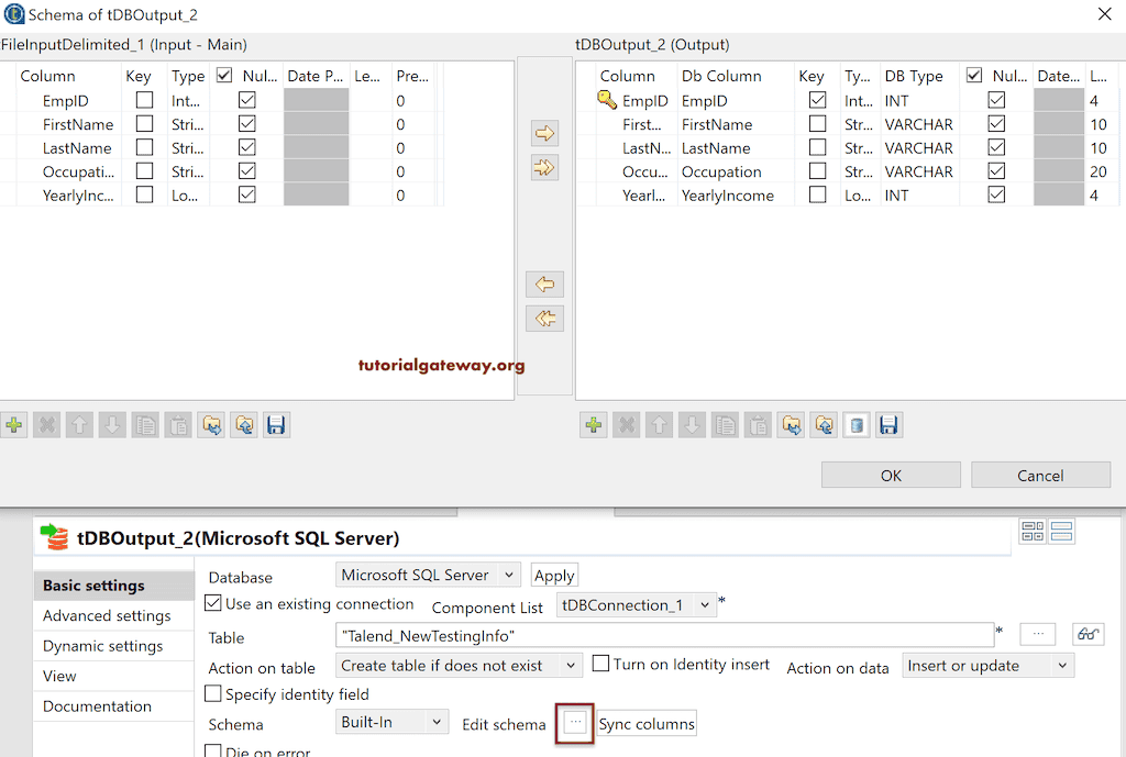 Talend Rejected Rows 5