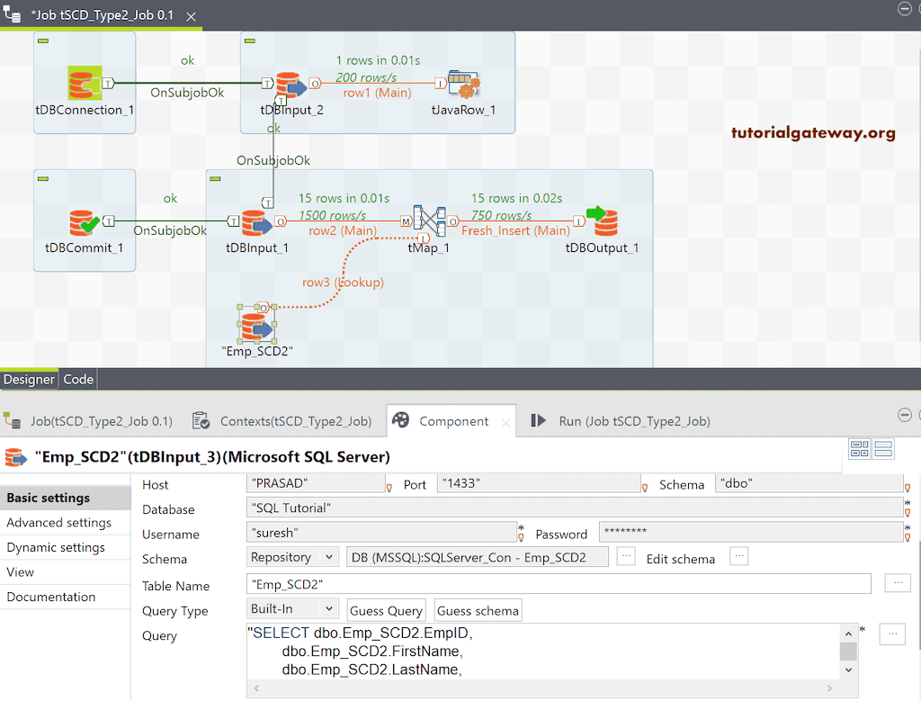 Talend SCD Type 2 Manual 14